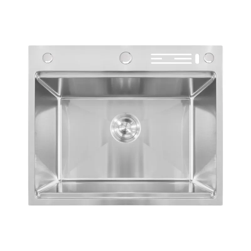 Мийка Mixxus MH6050-SK NANO-SILVER (3.0/0.8) з н.ст. зі сходинкою для суш.,з підст.під ножі(нерж.)(MX1941), фото 1