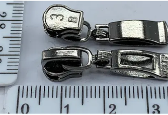 Бігунок для металевої блискавки №3 ''FSJP'' темн. нікель