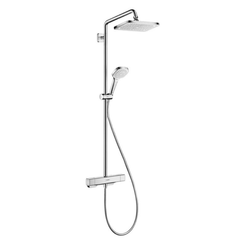 Душова система Hansgrohe Croma E Showerpipe 280 1jet EcoSmart 27660000, фото 1