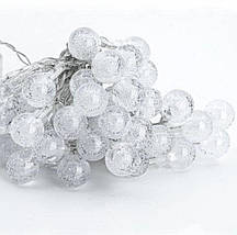 Світлодіодна LED Гірлянда Кульки прозорі 3.5м 220v | Різнокольорові, фото 6