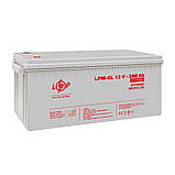 Акумулятор гелевий LPM-GL 12V - 200 Ah LogicPower, фото 3