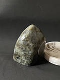 Лабрадор пурпурний камінь без оправи великий натуральний лабрадор кабошон . Індія., фото 5