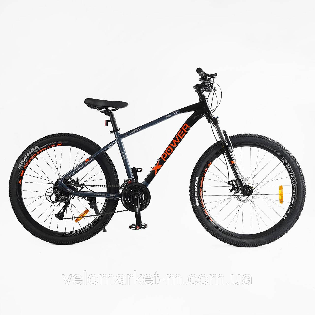 Велосипед Спортивний Corso «X-POWER» 27.5" дюймів PW-30160 рама алюмінієва 17``, обладнання Shimano Altus, фото 1
