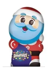 Шоколадна різдвяна фігурка Санта Smarties  Nestle  85 г, фото 1