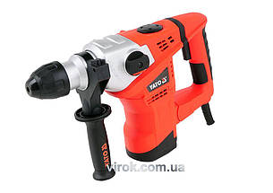 Перфоратор YATO SDS+ 1500 Вт 3900 уд/хв для свердління бетону та кераміки з енергією удару 5 Дж