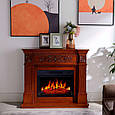 Камінокомплект ArtiFlame Toscana AF23S дуб з обігрівом і звуком горіння вогню, фото 6