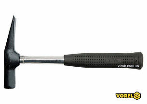 Молоток муляра VOREL тип "Рейнський": з металевою ручкою, m=600 г [6/24]