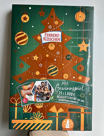 Адвент-календар Ferrero Kusschen Adventskalender 200 г, фото 1