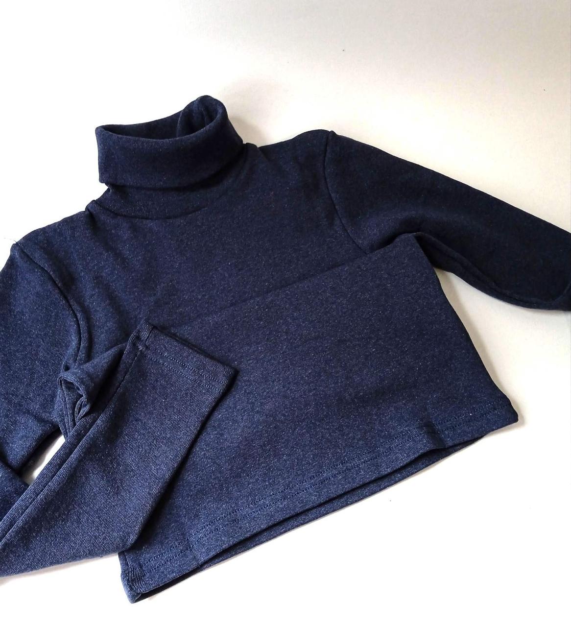 Дитяча водолазка -гольф  тепла з начосом 146 розмір  | Гольф дитячий, фото 1