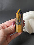 Пітерсит натуральний обеліск олівець з натурального каменю пітерсіт., фото 3