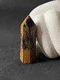 Пітерсит натуральний обеліск олівець з натурального каменю пітерсіт., фото 2