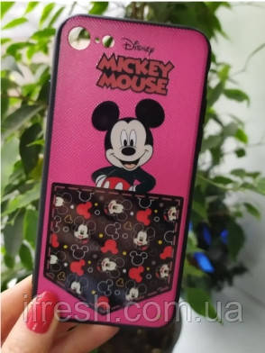 Чохол для iPhone 6/6s - Міккі Маус, Рожевий, фото 1