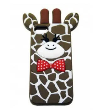 Силіконовий чохол для iPhone 6/6s - Жираф, Коричневий