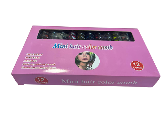 Набір крейд для волосся 1Hair chalk Різнокольорові барвники гребінець для дітей та дорослих (80), фото 1