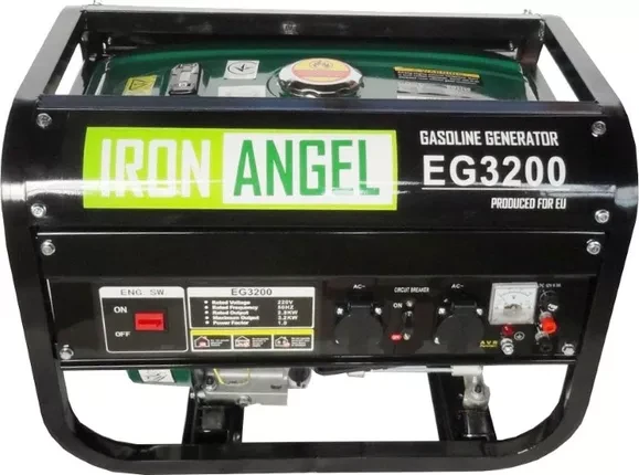 Двопаливний генератор Iron Angel EG3200 ГАЗ-БЕНЗИН