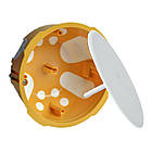 104х55мм внутрішня розподільча коробка 16 вводів гіпсокартон з кришкою IP20 [KO 97/LD_NA] ПВХ Kopos