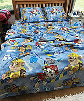 Постільна білизна полуторна Щенячий патруль