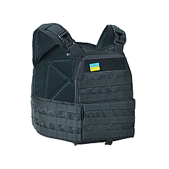 Плитоноска з кордури 1000d чорна ОЛ-1