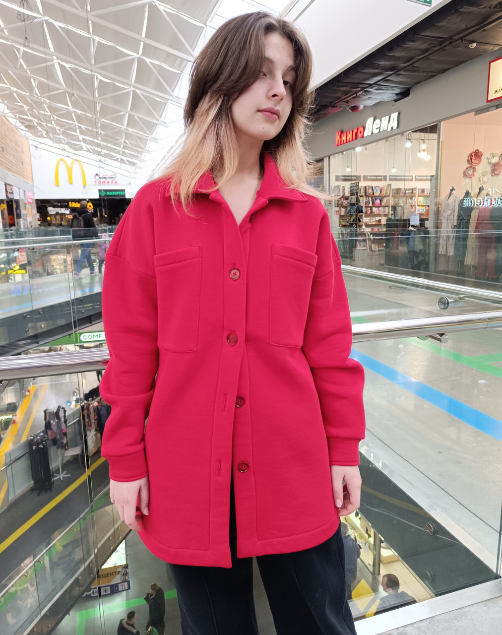 Жакет червоний