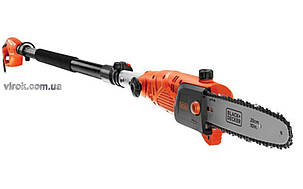 Пила ланцюгова на штанзі мережева B+D  : P= 800 Вт, шина L= 25 см, макс. робоча висота- 2.44 м