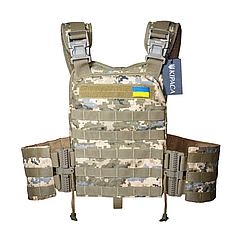 Плитоноска з швидкоскидом кордура піксель ОЛ-2