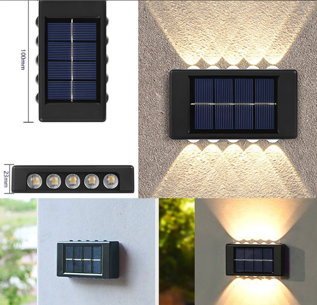 Вуличний садовий настінний світильник на сонячній батареї Solar street lamp AND LY-745 Jw