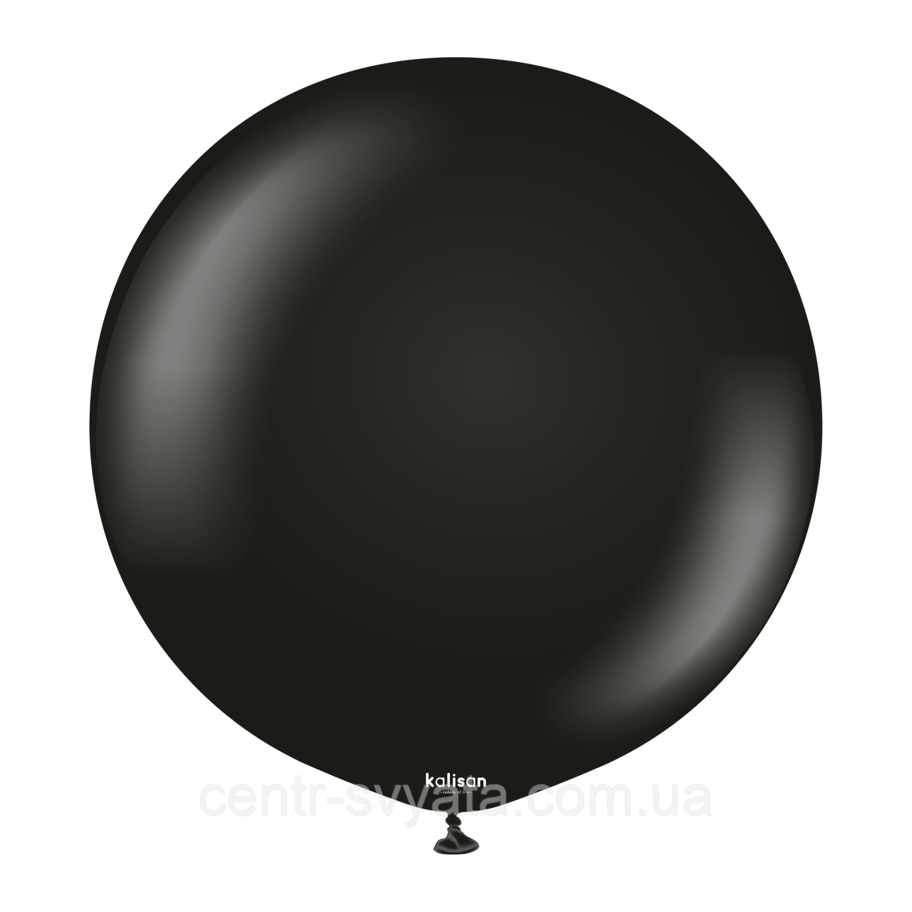 Латексна кулька Kalisan 18"(45 см) Standard Black | Пастель чорний