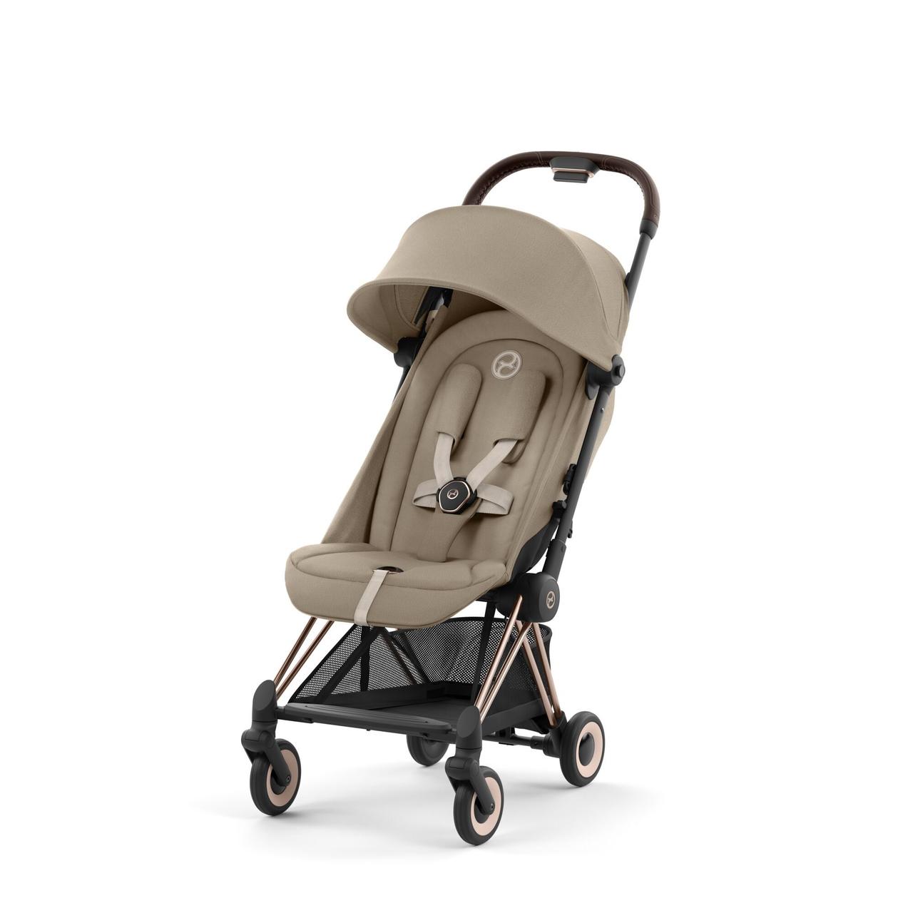 Коляска прогулянкова Cybex Coya Rosegold Cozy Beige Бежева