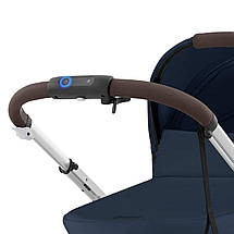 Коляска прогулянкова з двомісним шасі Cybex eGazelle S SLV Ocean Blue Синя, фото 2
