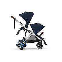 Коляска прогулянкова з двомісним шасі Cybex eGazelle S SLV Ocean Blue Синя, фото 4