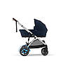 Коляска прогулянкова з двомісним шасі Cybex eGazelle S SLV Ocean Blue Синя, фото 6