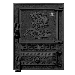ДВЕРЦЯТА ДЛЯ ПЕЧІ IRON FIRE VERSACE WG 370х485 мм