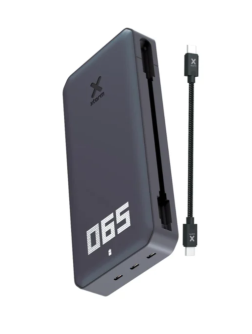 Зовнішній акумулятор (павербанк) Xtorm XB4 Power Bank Titan 24000 mAh 60W Midnight Black (XB401)