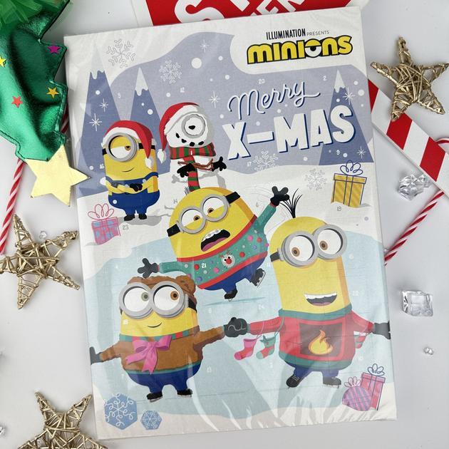 Шоколадний адвент-календар із міньйонами 75 г, фото 1