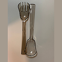 Ложка та виделка для салату , димчаста