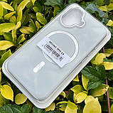 Шкіряний чохол SnapCase with MagSafe для Apple iPhone 16 (6.1") Grey, фото 3