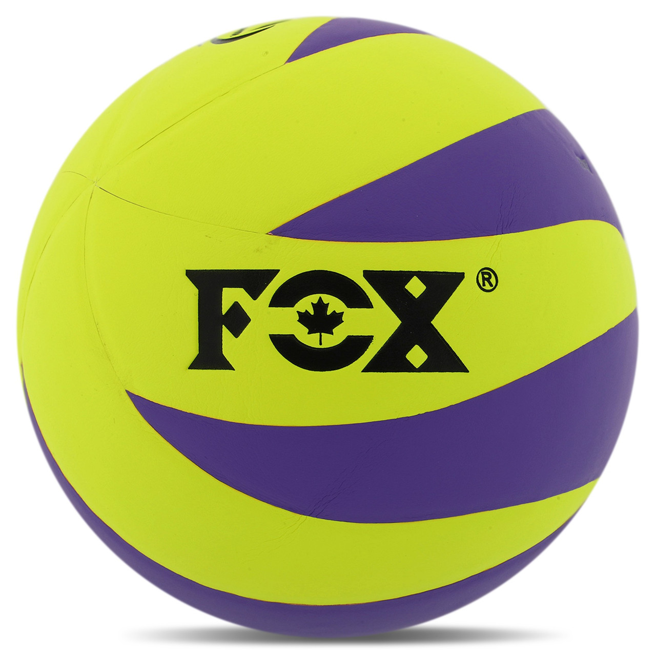 М'яч волейбольний FOX 2018-2024 №5 PU жовтий-фіолетовий