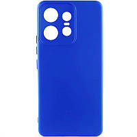 Чохол Silicone Cover Lakshmi Full Camera (AA) для Motorola Edge 50 Pro Синій / Iris