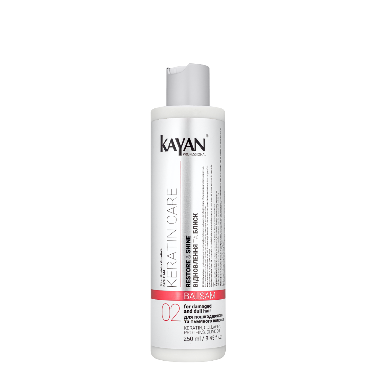 Бальзам для пошкодженого та тьмяного волосся Kayan Professional Keratin Care Balsam з кератином, фото 1