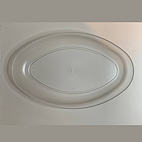 Салатниця овальна 310 мм*200 мм димчаста