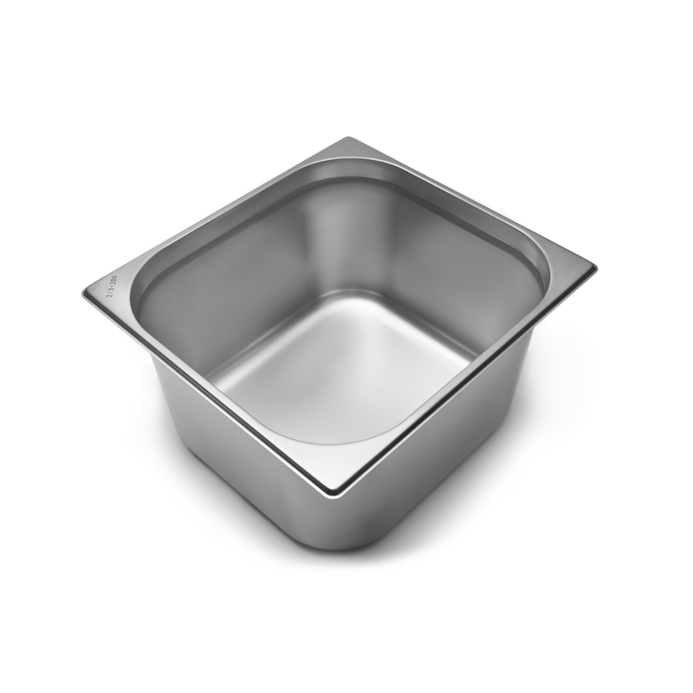 Гастроємність нержавіюча Brillis GN 2/3 - 200 mm, фото 1