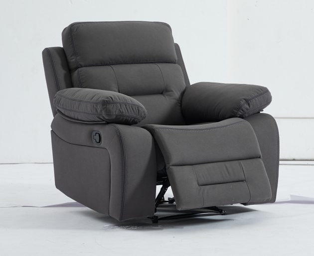 Велюрове м'яке крісло з механізмом реклайнер Колорадо 105*100*104CM