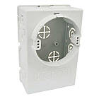 73х90х132х57мм коробка установочна кирпич-бетон універсальна [KUH 1_KA] ПВХ Kopos