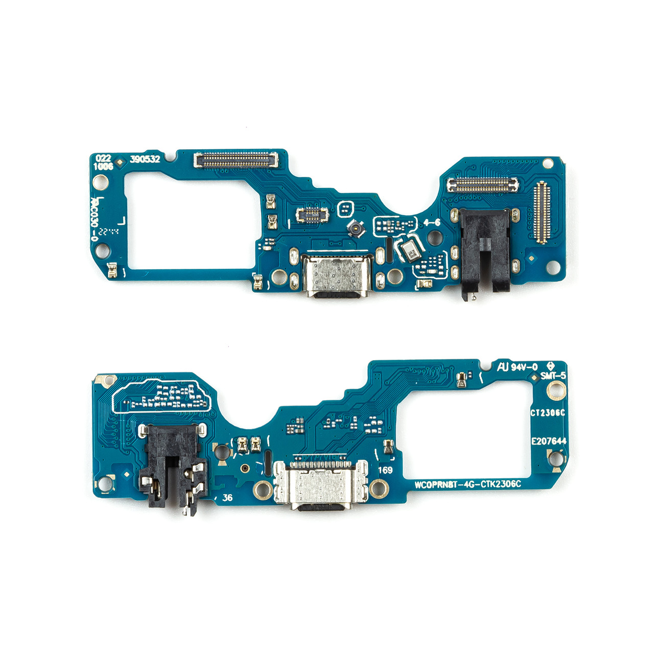 Нижня плата OPPO Reno 8T (2023) з роз'ємом живлення, навушників та мікрофоном