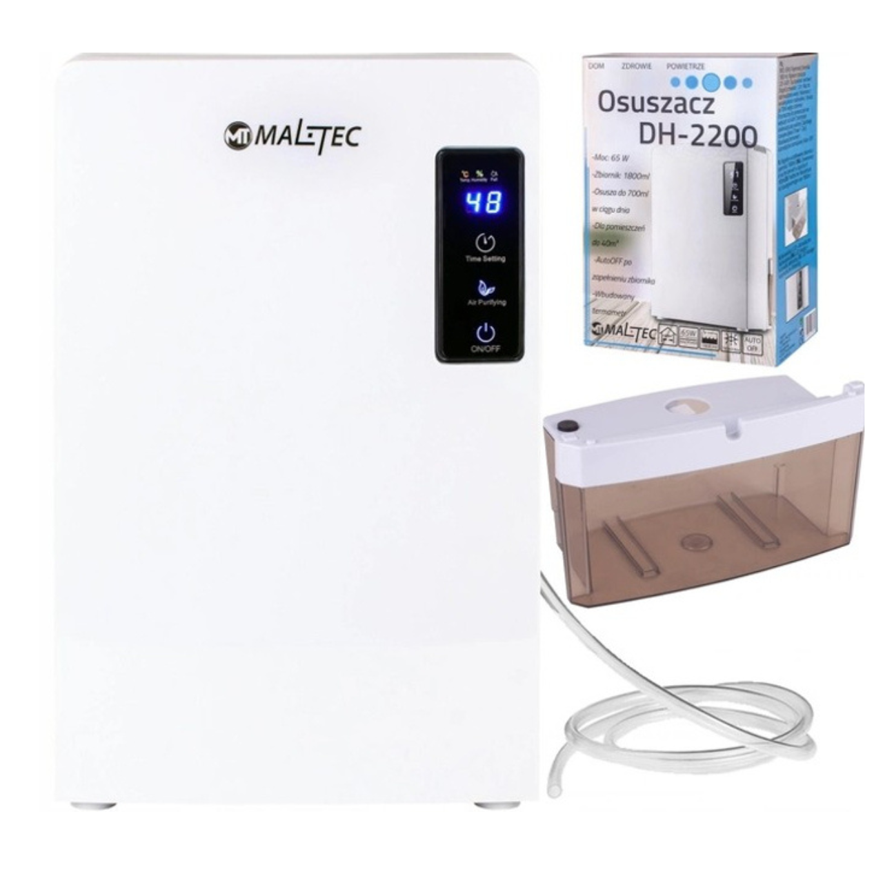Осушувач повітря MalTec DH-2200 90W Білий