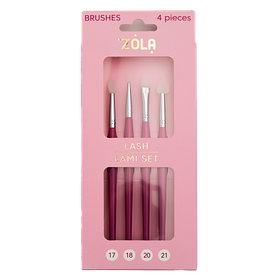 Набір пензлів для брів Zola Lami Set, 4 шт