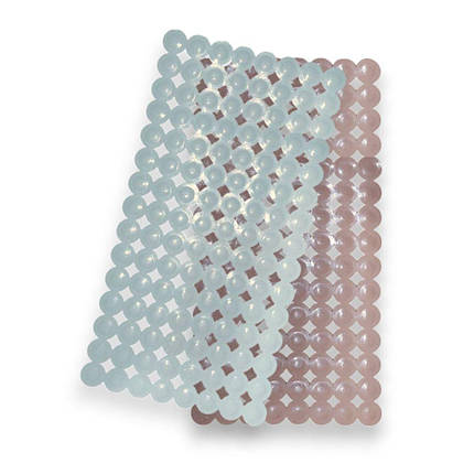 Килимок антиковзаючий для ванни KeepHome #1610/1609 Circles на присосках в асортименті 67х35 см, фото 1