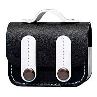 Шкіряний футляр Briefcase для навушників AirPods Pro Black / White