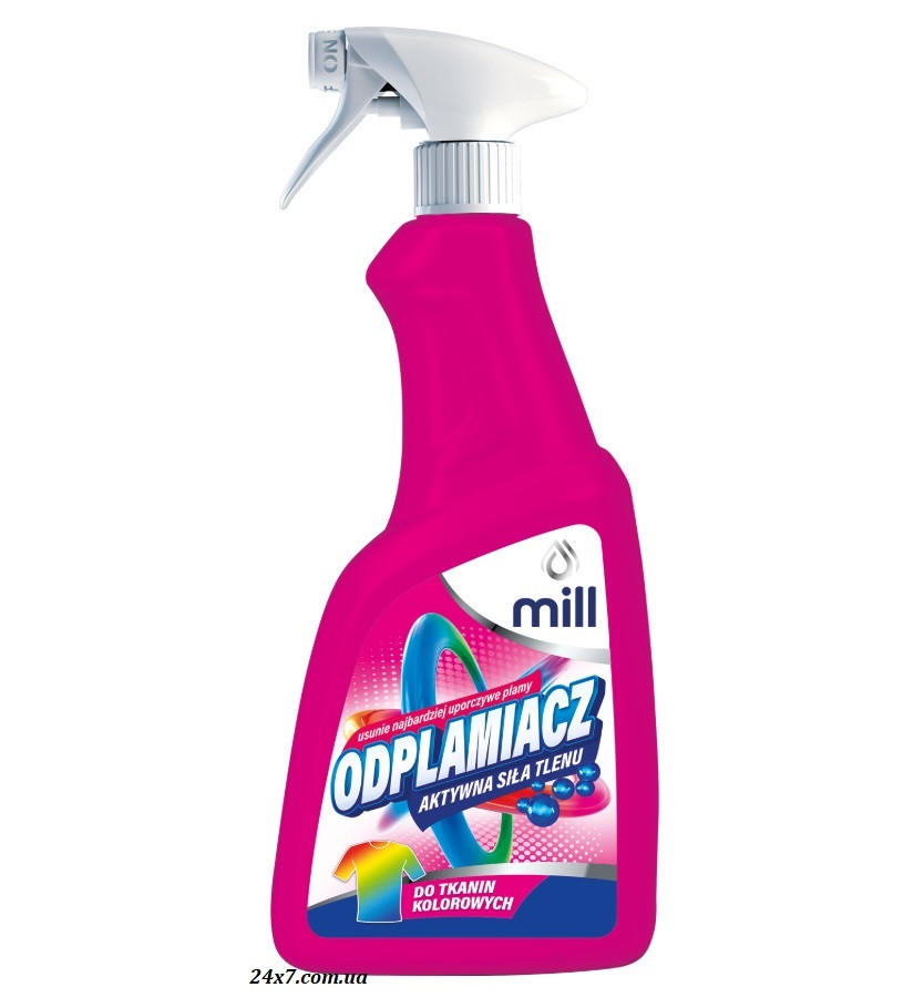 Плямовивідник для кольорових тканин MILL CLEAN 555 мл