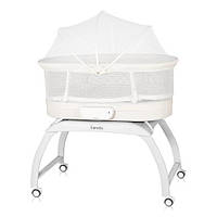 Ліжко-колибель із функцією ваг Lionelo CORAL WHITE